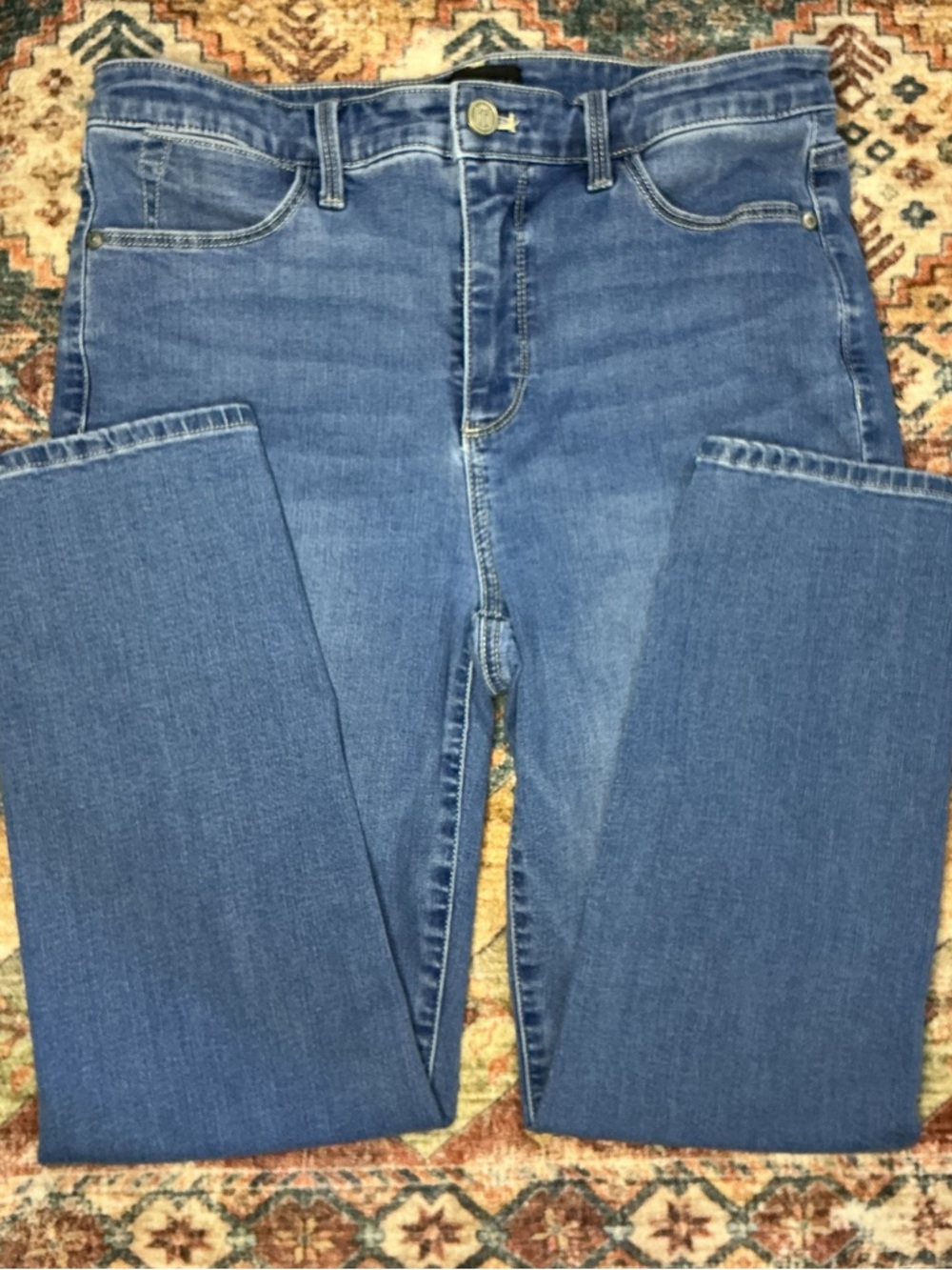 Denim Jeans Talbots Women's 8 Blue Button Pockets